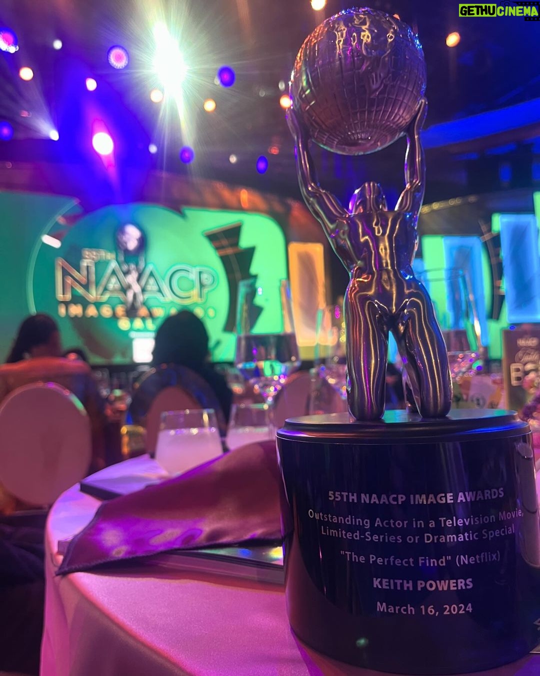 Keith Powers - 273.7K Likes - NAACP Image Awards Dinner ‘24
WE GOT THE DUB! 🏆✨🏆✨🏆✨
I hella appreciate you all for voting. Yal really came through for me! The support is beyond appreciated, from the fam to the fans. Thanks to the NAACP for allowing me to even be nominated alongside these heavy hitters. That was already a win for me, fr. I thank everyone who worked on this film. Numa, Gab and Tommy I really appreciate yal for giving me a shot. I’m forever a work in progress and this acknowledgment is hella motivating and heart warming. Any win of mine is a win for my hometown, 916 wasssshaaaninnnnn!?!?!