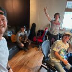 Keith Urban Instagram - Frat house chaos in all the right ways !! Writing Dancin’ In the Country with these guys was a blast. A HUGE congrats on dropping the album today T !!!! sooooo damn good 🔥🔥🔥