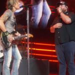 Keith Urban Instagram - There was a running theme for our show in Nashville: BROADWAY TO THE BIG TIME. Our special guests for the evening highlighted that journey, representing those playing on Lower Broadway right now, night after night, to those headlining Nissan stadium. @lukecombs thank you sooooo much for coming out to sing a couple of songs with us on your weekend off !!! We love ya. 🎥 @brenventure Bridgestone Arena