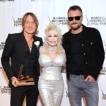 Keith Urban Instagram - Thank you to @nashof_official for inviting me into the family. It was the songwriting community that I was first welcomed into when I arrived in Nashville. They told me I could choose someone to induct me in and I never imagined she’d say yes. Thank you @dollyparton for saying ‘yes’ !!!! It means the world to me. To my ‘brother from another planet’ @ericchurchmusic: I am hugely honored that you came out and did an incredible Eric rework of ‘Who Wouldn’t Wanna Be Me.’ Congratulations to all of my fellow inductees - Kix Brooks, Rafe Van Hoy, Casey Beathard, David Lee Murphy, and the late John Jarrard. I am very honored to be included in this group. I love songwriters, and I love songwriting. I’ve learned soooo much and continue to learn from every single one of you ! 📸 @jasonkempin @gettyentertainment