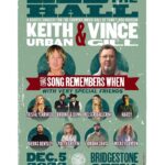 Keith Urban Instagram - All For The Hall is BACK !!!! We’ll see you at @bridgestonearenaofficial December 5th AND we just found out Patty Loveless will also be joining in on the fun ! General on sale begins Friday, September 15 @ 10am CT. Nashville, Tennessee