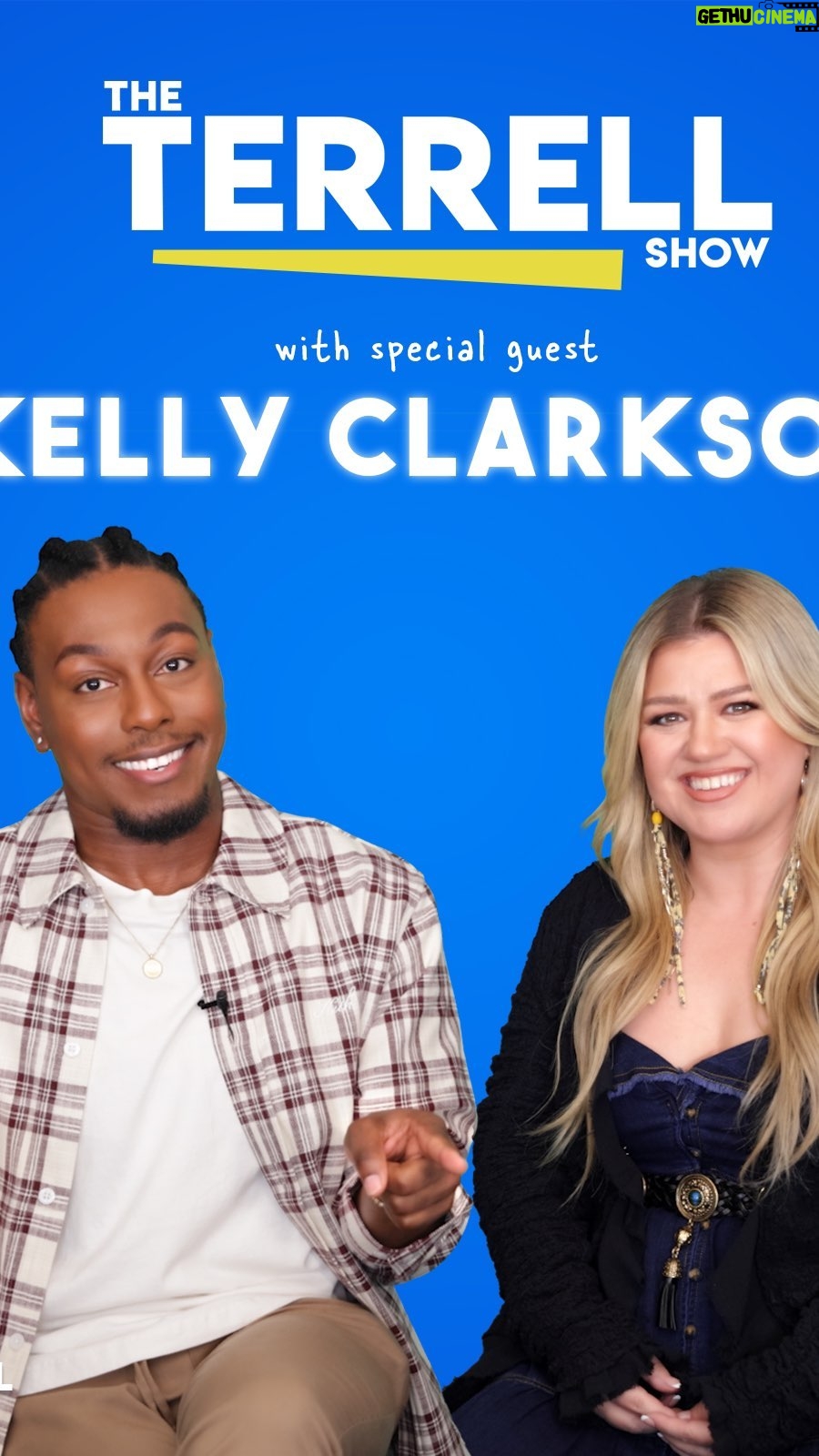 Kelly Clarkson Instagram - I had so much fun at The TERRELL Show! Y’all don’t want to miss this episode. Out now!! #chemistry
