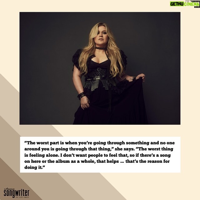 Kelly Clarkson Instagram - I’m in this month’s issue of @AmericanSongwriter talking about the new album and much more. Go check it out! #chemistry