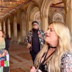 Kelly Clarkson Instagram - “lighthouse” flashmob from Central Park Bethesda Terrace. I knew this song would sound so special here 💔 #chemistry out now. #lighthouse @AlexanderLBlake @tonality @Dej_Arnelle @Ceemaze @Jhettirose @_sing_sam_ @Sarahjeurs @Lennylenny_ @table3musicgroup @kyron_EL @destinymarkomusic