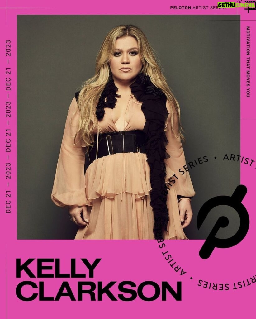 Kelly Clarkson Instagram - My @onepeloton Artist Series is here! Now you can workout to my music with some of your favorite classes.