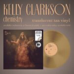 Kelly Clarkson Instagram - My upcoming album #chemistry, available everywhere June 23rd, will be pressed on translucent tan vinyl! 🍷💔☀️ Pre-order yours exclusively at @barnesandnoble. Link in bio.