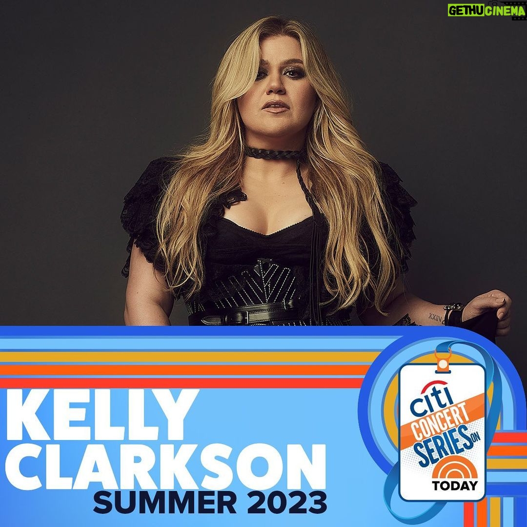 Kelly Clarkson Instagram - Summer’s coming, y’all! ☀️ I can’t wait to be part of this year’s Citi Summer Concert Series with @todayshow. For more info, visit TODAY.com/Concerts.