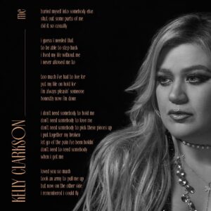Kelly Clarkson Instagram - "mine / me" are out everywhere tomorrow 🍷💔☀️ here are the lyrics so y'all can learn them before it's out. pre-save it now at the link in bio.