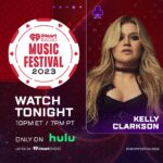 Kelly Clarkson Instagram - Vegas I’ll see you tonight! Stream the #iHeartFestival2023 LIVE on @Hulu at 7pm PT! #iHeartOnHulu @iHeartRadio