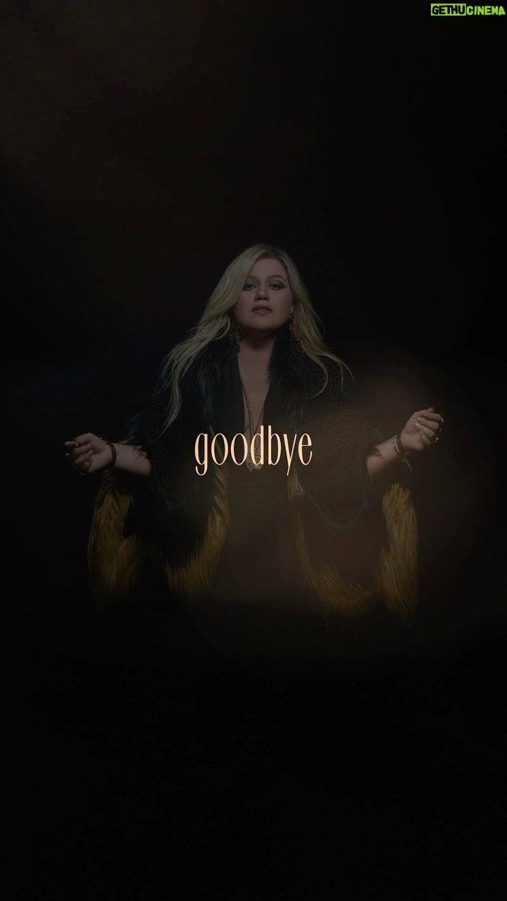Kelly Clarkson Instagram - “I get this one life and I won’t give you mine…” ’goodbye’ is on the deluxe #chemistry album coming out tomorrow