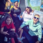 Kelly Rohrbach Instagram – Go carting with the gals! @bestbuddies @teamlucymeyer give her some love, the sweetest, most kind girl I’ve met in a while 💜💙💚💛👯👯#cleartheroads