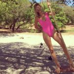Kelly Rohrbach Instagram – monkeying around in Nicaragua 🐒
