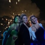 Kelly Rohrbach Instagram - Baby you're a firrrework! @si_swimsuit such an amazing week with all my girls! @haileyclauson @chaneliman 💥💥💥