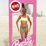 Kelly Rohrbach Instagram - Life is plastic, it's fantastic #barbieworld 💁🏼 #tbt this time last week, take me back to the burn! Burning Man