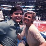 Kelly Rohrbach Instagram - Basketball with my baby bro @robertrohrbach. Let's go #knicks MSG