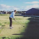 Kelly Rohrbach Instagram – Bucket list ☑️ playing The Old Course at St.Andrews with my dad today! ⛳️🏆🕺🏽☺️ @dunhilllinks having a ball!