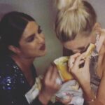Kelly Rohrbach Instagram - we RUN, SLEEP, and EAT in slow mo 🚶‍♀️ #ItTookUs7HoursToEatThisPretzel #Baywatch #ThisThursday #PopcornAndPretzelsOnMe 👆🏼#IfYouEatThemInSlowMo