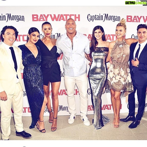 Kelly Rohrbach Instagram - Wow, we did it! 👊🏻Thank you to everyone who made @baywatchmovie possible. So grateful for the opportunity to be a part of it, what a dream come true! Dare I throw out the...#blessed 🙌🏻 And to my beautiful, talented, hilarious costars @therock @thejonbass @priyankachopra @alexandradaddario @zacefron @ilfenator I loved every minute of being a part of our family. You made this experience truly, once in a lifetime. The most laughs I've ever had! We're a #dysfunctionalfamily alright😬 To our fans, we hope you enjoy this movie as much as we did making it....and boy did we have a good time 😉🕺🏽💃🏻 Sit back and enjoy you're in for a wild ride 🍿👙🐬🍾 Miami, Florida