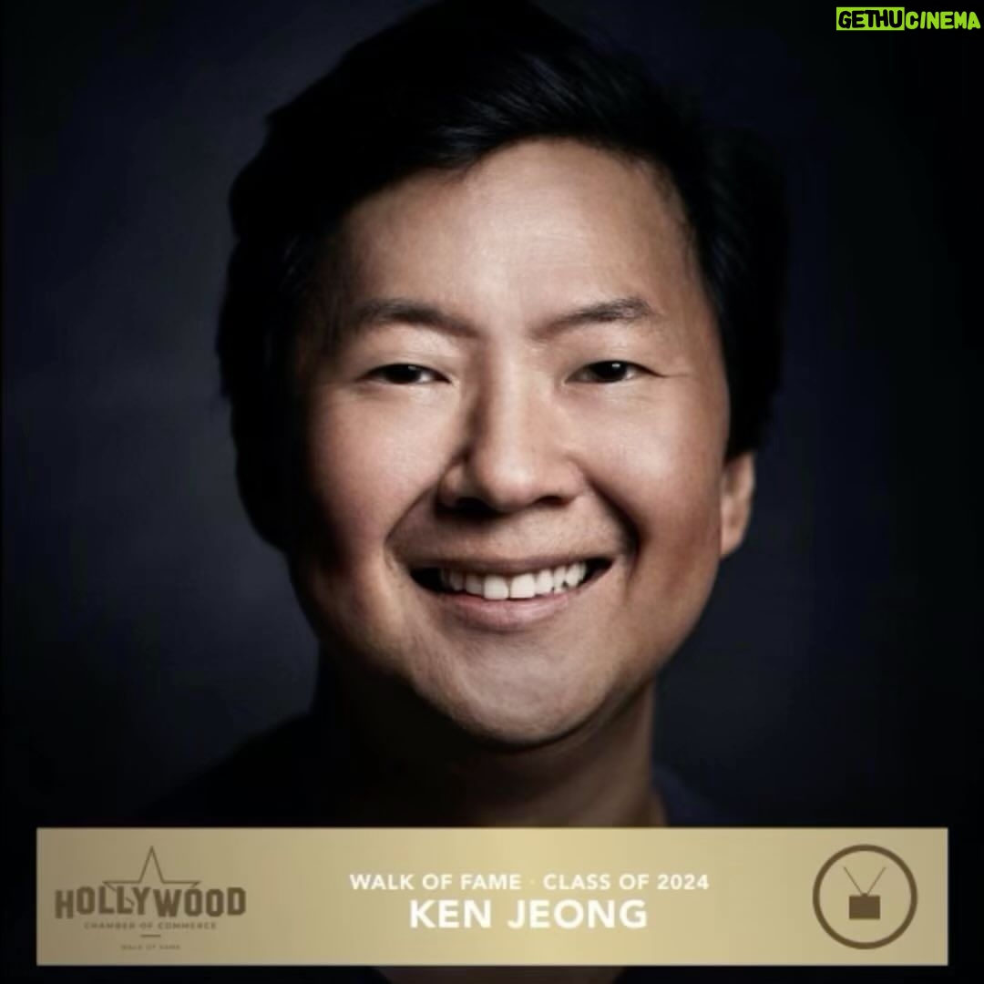 Ken Jeong - 18K Likes - Hollywood Walk of Fame. ⭐️ Never in my wildest dreams.
I quit being a physician in the hopes of becoming a character actor, so to be selected for the Hollywood Walk of Fame, I can’t even articulate in words. I still can’t believe it.
Thank you to the Hollywood Chamber of Commerce, but most of all, thank YOU.
Thank you to EVERY single person in my life.
❤️💛💙💚💜
Except @JoelMcHale. He never believed in me.