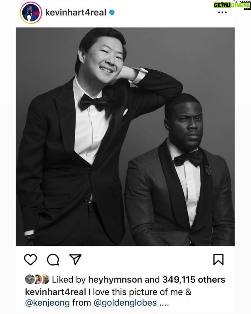 Ken Jeong Instagram - #FlashbackFriday in honor of @KevinHart4real appearing on @maskedsingerfox 💜💛