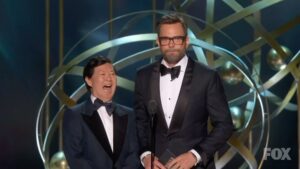 Ken Jeong Instagram - My back still hurts from carrying @JoelMcHale.