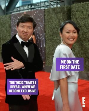 Ken Jeong Instagram - repost @eentertainment • Perfectionist with crippling anxiety, wbu? 🥰 #LiveFromE #Emmys @kenjeong