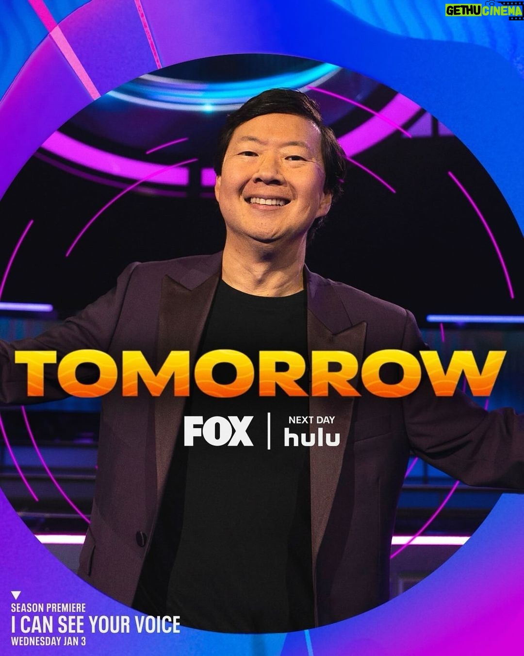 Ken Jeong Instagram - The wait is almost over! Season 3 of #ICanSeeYourVoice premieres tomorrow on @foxtv!