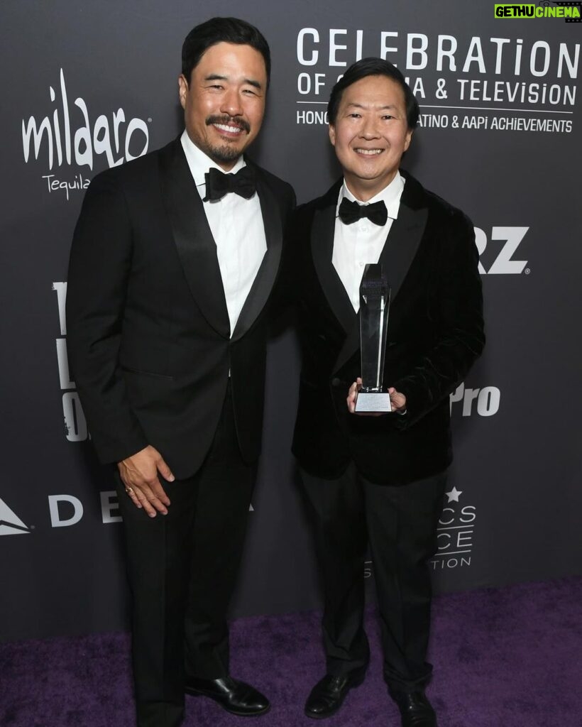 Ken Jeong Instagram - Thank you, Randall. Love you, brother.