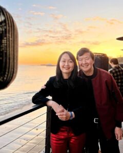 Ken Jeong Instagram - repost @tranhojeong The skies cleared just in time for my birthday dinner at Nobu with my favorite people - Ken, Alexa, and Zooey 😍🎂🥳.