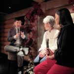 Ken Jeong Instagram - repost @tranhojeong Happy Lunar New Year 🧧 of the Dragon! We recently hosted a fundraiser for APM Studio’s podcast The Splendid Table at our favorite restaurant, Crustacean in Beverly Hills. It was a magical evening with Splendid Table host Francis Lam interviewing our dear family friend Chef Helene An. A big thank you to the whole An family including Chef Helene’s daughters Elizabeth, Hannah, Cathy, and Jacqueline for a fabulous event and delicious dinner with new and old friends. Please support American Public Media and listen to The Splendid Table. The recent Happy Lunar New Year episode was fabulous! Photos: 1) Francis Lam, Chef Helene with daughters Jaqueline, Hannah, and Cathy An. 2) Interview 3) Famous crab with garlic noodles 4) Joanne Griffith, Chief Content Officer for APM 5) Conversation with Hannah, Cathy, and Chef Helene An 6) Cathy Kim, my college roommate #splendidtable #apmstudios #crustaceanbeverlyhills