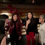 Ken Jeong Instagram - repost @tranhojeong Happy Lunar New Year 🧧 of the Dragon! We recently hosted a fundraiser for APM Studio’s podcast The Splendid Table at our favorite restaurant, Crustacean in Beverly Hills. It was a magical evening with Splendid Table host Francis Lam interviewing our dear family friend Chef Helene An. A big thank you to the whole An family including Chef Helene’s daughters Elizabeth, Hannah, Cathy, and Jacqueline for a fabulous event and delicious dinner with new and old friends. Please support American Public Media and listen to The Splendid Table. The recent Happy Lunar New Year episode was fabulous! Photos: 1) Francis Lam, Chef Helene with daughters Jaqueline, Hannah, and Cathy An. 2) Interview 3) Famous crab with garlic noodles 4) Joanne Griffith, Chief Content Officer for APM 5) Conversation with Hannah, Cathy, and Chef Helene An 6) Cathy Kim, my college roommate #splendidtable #apmstudios #crustaceanbeverlyhills