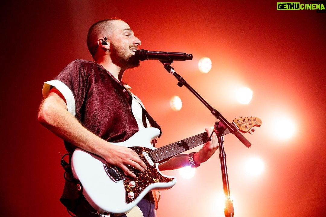 Kendall Schmidt Instagram - No better place to start the CAN’T GET ENOUGH TOUR than @dickiesarena in Fort Worth! Thank you everyone who came out and partied with us. Grateful to rock out with y’all! 🤠 @bigtimerush 📸- @parisvisone