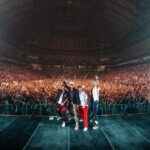 Kendall Schmidt Instagram - No better place to start the CAN’T GET ENOUGH TOUR than @dickiesarena in Fort Worth! Thank you everyone who came out and partied with us. Grateful to rock out with y’all! 🤠 @bigtimerush 📸- @parisvisone
