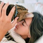 Kendall Vertes Instagram - Morning kiss from Woods🐅