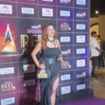 Kenisha Awasthi Instagram - Earlier today for @news18hindi Reel Awards Taj Lands End