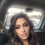 Kenisha Awasthi Instagram - Tried matte ombre lips ..usually only always big on glossy lips.. What's your pick ..? Matte or Gloss...? #kenishaglam #kenisha #kenishaawasthi #mattelips #ombrelips #beachwaves #hazeleyedbeauty
