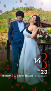 Kenisha Awasthi Instagram - Delighted to share my second original song #143in23 which is a labor of love that is today coming to fruition thanks to the collective efforts of some amazing people who put in their heart and soul into making this a super peppy, groovy love song. My eternal gratitude to everyone involved in making this project as beautiful as it has turned out to be. Do let me know your thoughts in the comments section below 💞 #kenishaawasthi #143in23 #oyeitsprank #aj #djsatish #1minmusic #1minutemusic #trendingaudio #trendingmusic #trendingreels #igexclusive #bornoninstagram #bornonig Audio credits ------------------ Sung by - Kenisha Awasthi Composition- Kenisha Awasthi Music Producers- @burangesatish Programming- @bablimusicproducer Lyrics - Kenisha Awasthi Mixing and mastering - Gaurav Video credits----------------- Cast - Kenisha Awasthi, AJ and @burangesatish Director- Kenisha Awasthi Director of Photography- @asifkhanclicks Choreographer - @dhavaln3 DI - @rahultb_rtb Makeup and Hair - @makeupbyshabnam__ Location Courtsey- @zareen_villa Special thanks to- @tahersaherawala , @ganeshaa.73 and @reshma_khan92 and @mohsink0810