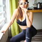 Kenisha Awasthi Instagram - Ready and raring to go...my first single is all set to release this month ..watching patiently as the unfolding of a lifelong dream begins...#kenishamusic #kenishaawasthi #kenisha_awasthi #kenishaawasthiapp #glamstagram #athleisurewear #glamourbaby #blackismyhappycolor #hazeleyedbeauty #stilletonails #kenishaawasthiapp #musicianofig #indianinfluencer #indianyoutuber #indianyoutubecommunity #digitalcreatoroftheyear #xxxtentacion🔥
