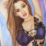 Kenisha Awasthi Instagram – Beautiful Drawing by @alen_sahu_art
 Drawing of Beautiful model @kenisha.awasthi
.
.
.
.
.
.
.
.
.
.
.
.
.
.
.
.
#art #artist #artwork #artistsoninstagram #artoftheday #artofinstagram #drawing #draw #drawingsketch #draweveryday #painting #paintings #paint #sketching #sketches #sketch #illustration #fineart #acrylicpainting #acryliconpaper #alensahuart #laxminarayansahuart #india #indian #god #kanha #shreekrishna #india