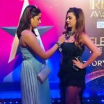Kenisha Awasthi Instagram - About last night at @news18hindi Reel Awards Makeup and hair @bushra_sayyed