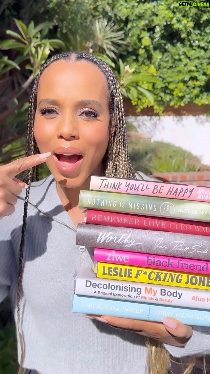 Kerry Washington Instagram - Black Girl MEMOIRS are a vibe. Happy #NationalAuthorsDay to these talented sisters of mine!!!! 💕📚