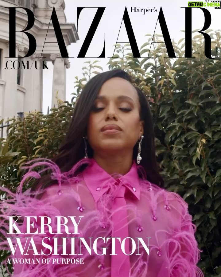 Kerry Washington Instagram - Canβt get enough @bazaaruk πππ
