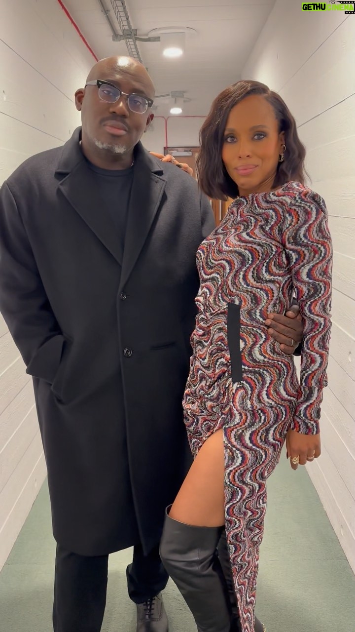 Kerry Washington Instagram - Runway walking to you, London! #ThickerthanWater tour🌊❤️🌊❤️🌊❤️ South Bank London