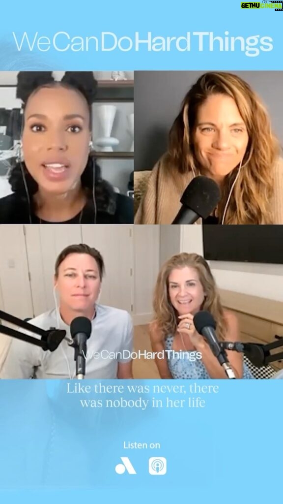 Kerry Washington Instagram - If writing #ThickerThanWater and sharing my family’s truth has taught me anything…it’s that #WeCanDoHardThings. ALL OF US. Thank you @glennondoyle, @abbywambach, and Amanda for this beautiful conversation ❤