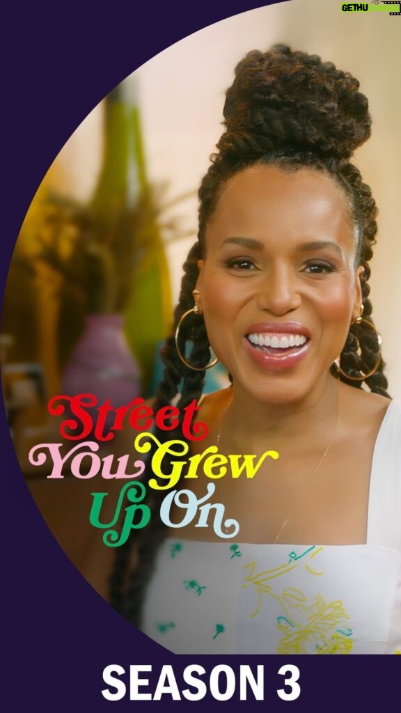 Kerry Washington Instagram - That’s right, we’re BACK on October 10th!!! Season 3 of #StreetYouGrewUpOn premieres next Tuesday at 8am PT on @youtube with some amazingly talented and inspirational guests. Be sure to subscribe so you don’t miss out!