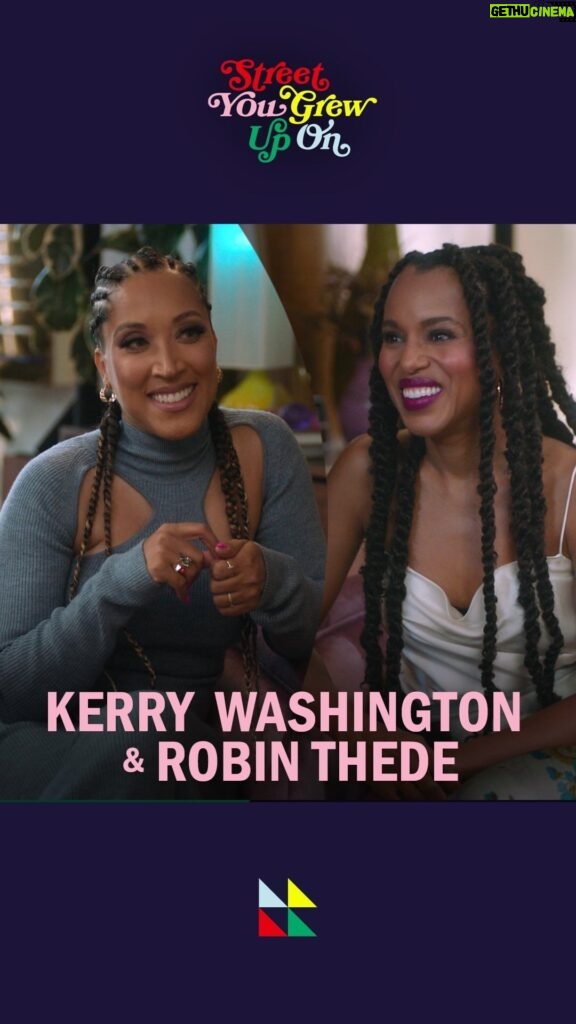 Kerry Washington Instagram - Get ready for some BIG laughs, @robinthede is joining us on #StreetYouGrewUpOn 😆 New episode out now, visit the link in bio to watch!