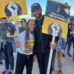 Kerry Washington Instagram - Dear @sagaftra Negotiating Committee—WE GOT YOU! Standing with you and supporting you on the line and beyond. Praying for fruitful and fair negotiations all around 🙏🏾! #SAGAftraStrong #Power2Performers Walt Disney Studios