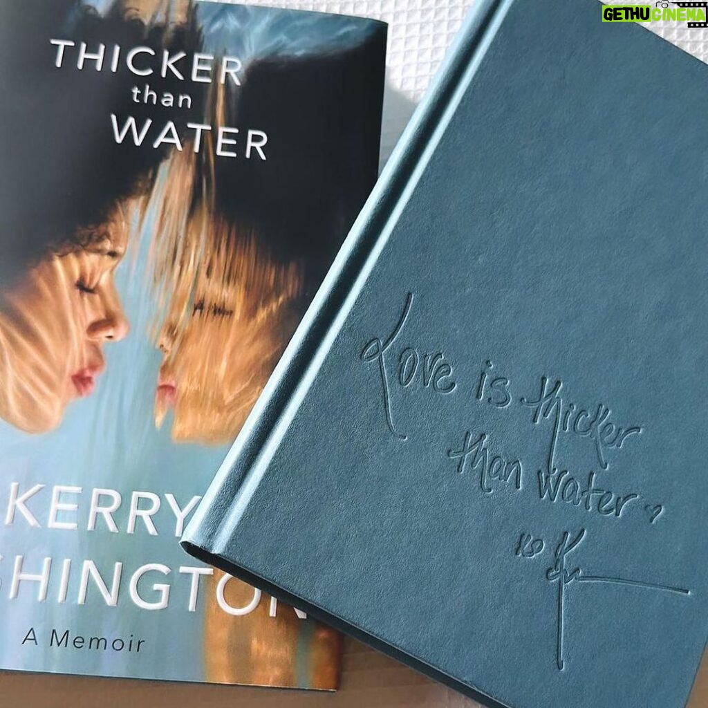 Kerry Washington Instagram - WOW. TIME FLIES!!!!!! 😱#ThickerThanWater has been out in the world for ONE FULL MONTH 💙🌊💙🌊💙🌊 Can you believe it?!?! The response has been nothing short of amazing and I am deeply deeply DEEPLY grateful to all the readers, listeners, fans, friends, family who have read this book shared about it! Thank you from the depths of my soul and the bottom of my heart 🙏🏾❤ 🌊  If you haven’t gotten your copy yet, I’m not mad at you. But - honestly?! What are you waiting for 🤣🤣 link in bio!