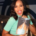 Kerry Washington Instagram - TODAY IS #THICKERTHANWATER DAY!!!!!! 🌊🌊🌊 By now you may have seen the beautiful cover (by @reishaperlmutter 💙) but ALSO there’s a photo on the back of the book that is very special to me. It’s my favorite picture, with two of my favorite people, in one of my favorite places. And now you all finally get to have the book in your hands (or ears 🤣) and read about why! My parents are amazing. I am me because of them ❤️ Love is…