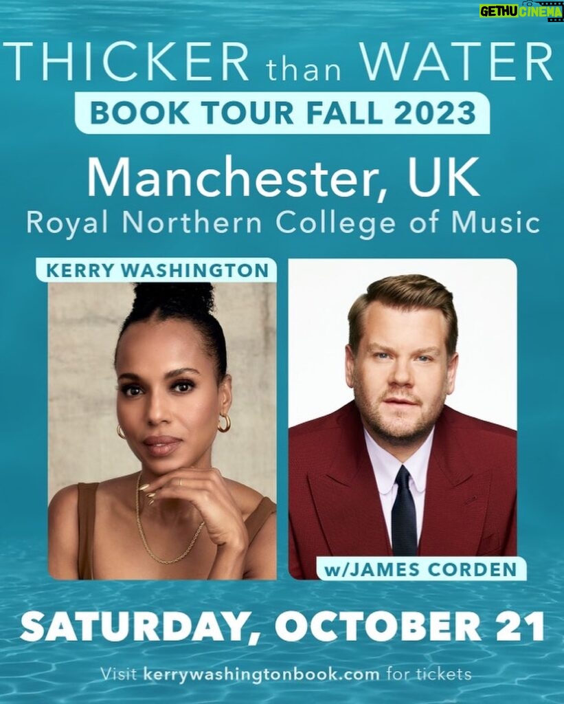 Kerry Washington Instagram - One of these LEGENDS is joining me on the #ThickerthanWater tour in Manchester 😱 CAN YOU GUESS WHICH ONE!?!? (Swipe to see👉🏾 AND THEN GET YOUR TICKETS!!!!) Manchester, United Kingdom